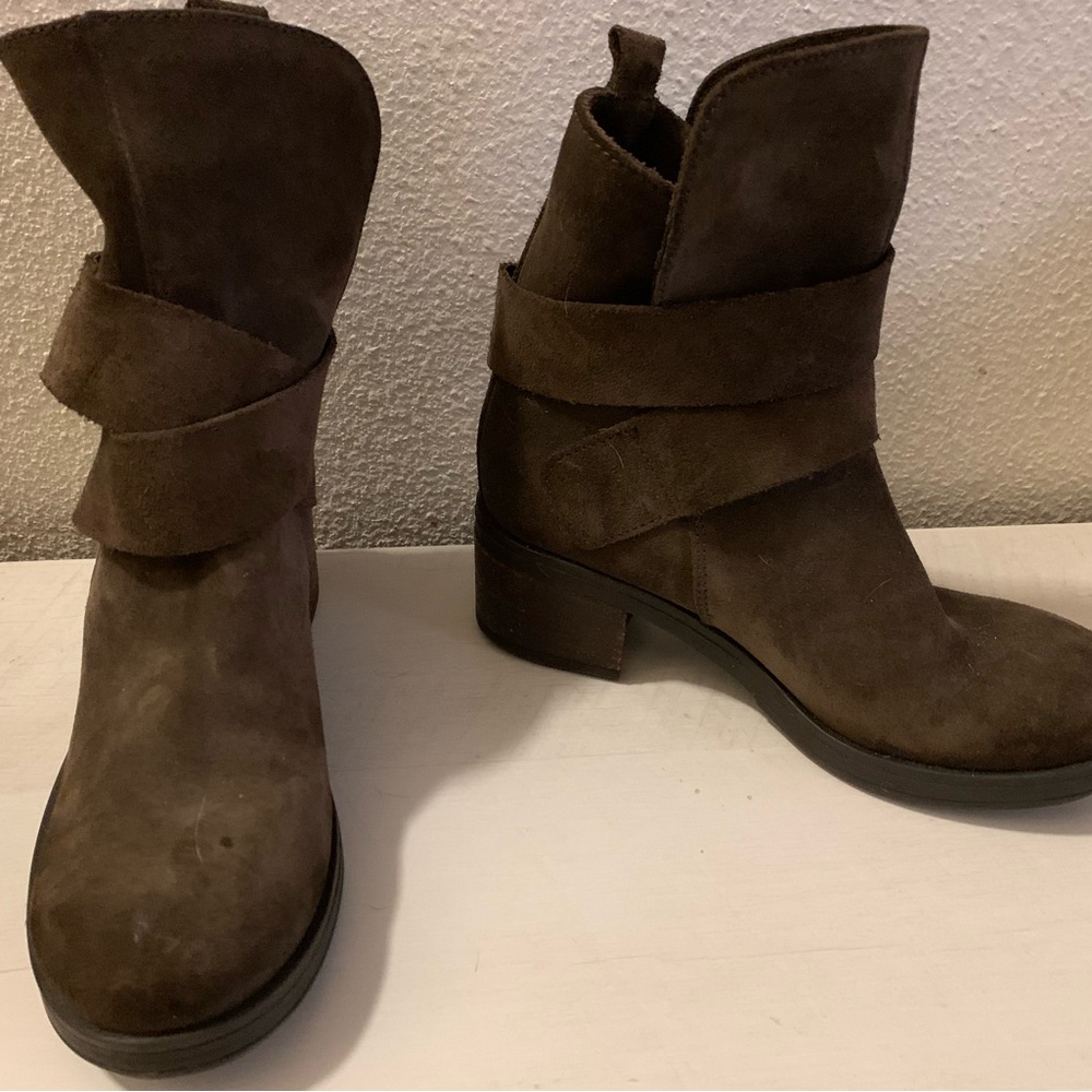 Suede leather boots 5